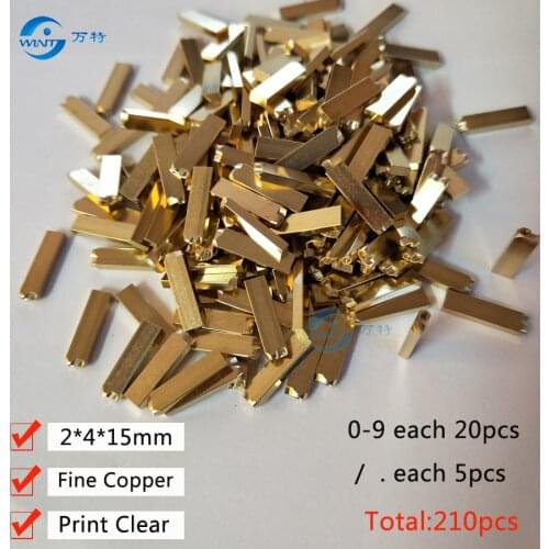 2*4*15 English letter/alphabet/font for HP-241B/DY-8 date coding machine,ribbon coding machine,date printing machine