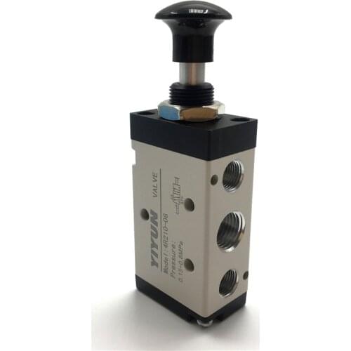 4R210-08 Pneumatic manual valve 2-position 5-port hand valve 4R210 series