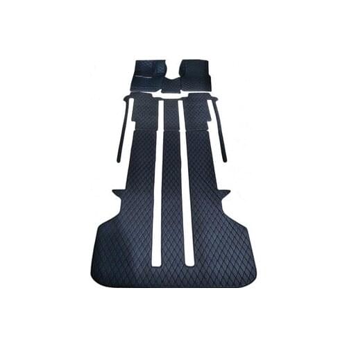 Custom full set car floor mats + trunk mat for Right hand drive Toyota Vellfire 7 8 seats 2021-2002 waterproof durable carpets