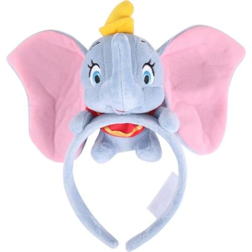 Disney Stevie Ears hair band Dumbo Head band cute cartoon doll stuffed hair band headpiece Hair Hoop Hair Accessories women girl
