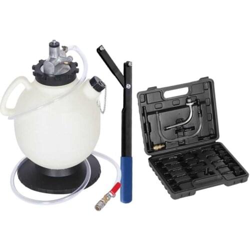 Manual Automatic Transmission Oil Changer 7.5L Portable Gearbox Oil Filling Refill Tool with 15pcs Adapters Car accessories