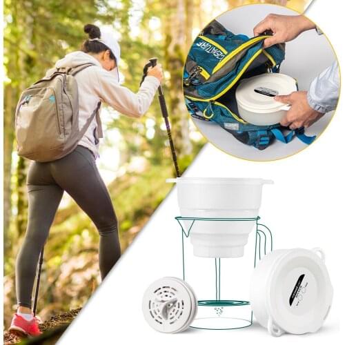 Miniwell Filtration System L901-01 Water Camping filter With Replacement - For Hiking Purification (White) - Remove Chlor