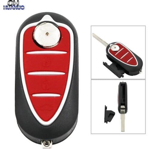 New Replacement Keyless Folding Case 3 Buttons Flip Remote Key Shell For Alfa Romeo Mito Giulietta GTO 159