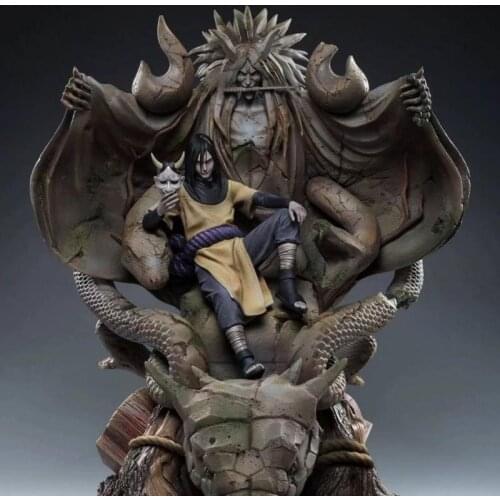 Naruto Orochimaru Action Figure Anime 48cm Oversize Statue Collection Desktop Decoration Gift Figma Toys For Kids
