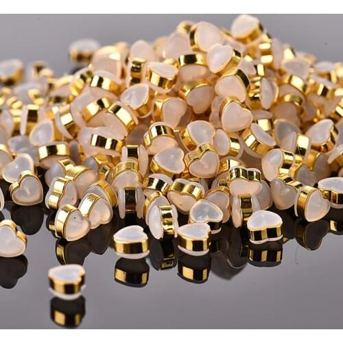 10pcs/bag Heart Silicone Earplugs Stud Earring Backs Support Plug Earrings Jewelry Accessories