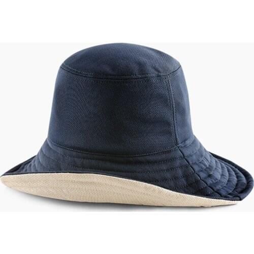 2021 Sun Hat Womens Sun Hat Sun Hat UV-proof Double-side use Fisherman bucket hat