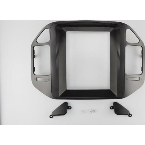 9.7 inch Car Radio Facia Panel for MITSUBISHI V73 PAJERO 2004-2011 Fascia Dash Kit Install Console Panel 9.7inch Plate Adapter