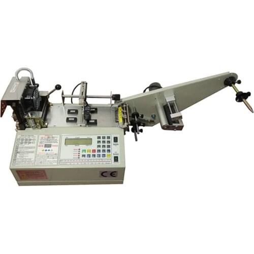 A-214 Woven label cut and edge seal machine,hot and cold care ribbon ultrasonic label cutting machine