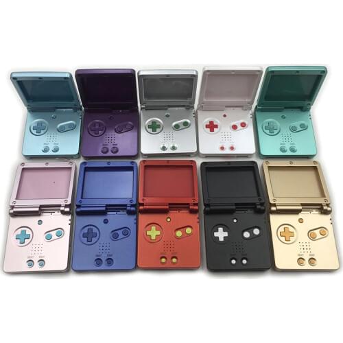 12sets Cool DIY Housing Shell Case Cover +Colorful Buttons for Nintendo GBA Game Boy SP Advance Console