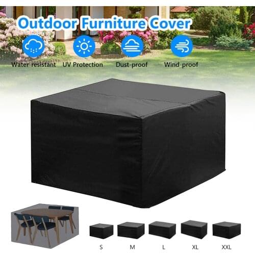 Waterproof Outdoor Patio Garden Furniture Covers Rain Snow Chair covers for Sofa Table Chair Dust Proof Cover Protector 5 Sizes