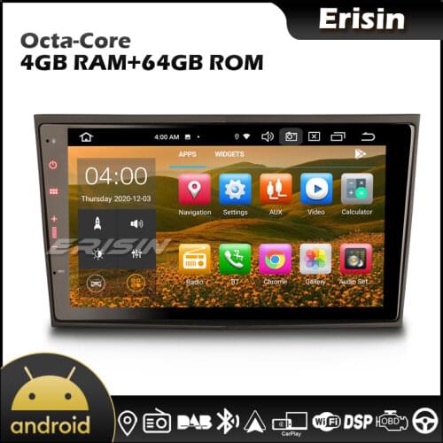 Erisin 8106 8" 8-Core Android 10 CarPlay BT WiFi DSP DAB Car Stereo For Opel Vauxhall Corsa Combo Zafira Vectra Meriva Vivaro
