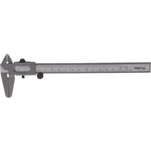 Hot Sale Vernier Caliper 6" 0-160mm Stainless Steel Metal Measuring Tool Gauge Micrometer