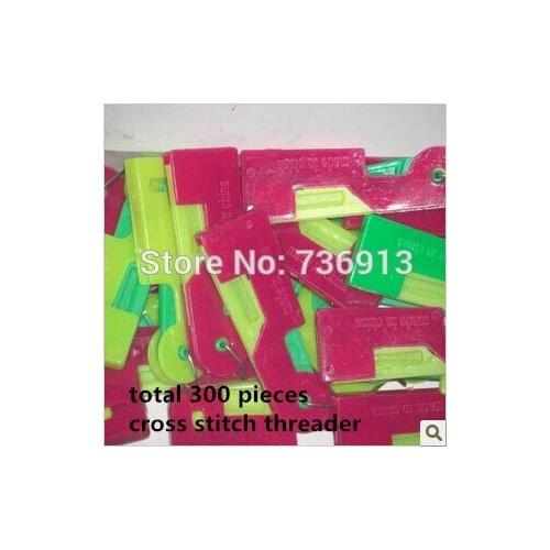 Embroidery Tool Available Free Shipping Total 300 Pcs Threader Cross Stitch Tool