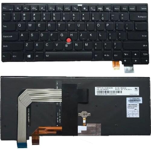 New Original US English Keyboard for Lenovo Thinkpad T460S S2 13 S2 2nd 13 2nd No Backlit Teclado