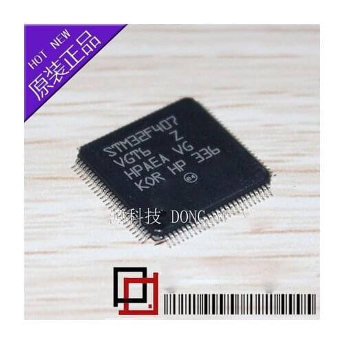 5PCS~50PCS NEW Original STM32F407VGT6 LQFP-100 STM32F407 32F407VGT6 32F407 LQFP100 1MB 32-bit microcontroller In Stock