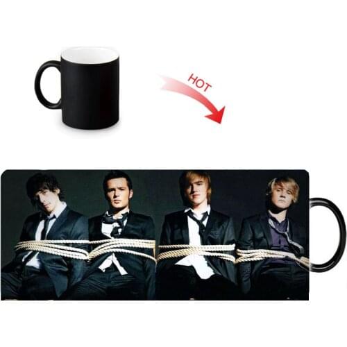 Custom heat reveal mug McFly print milk beer coffee ceramic mugs hot changing color tea water cup 12oz