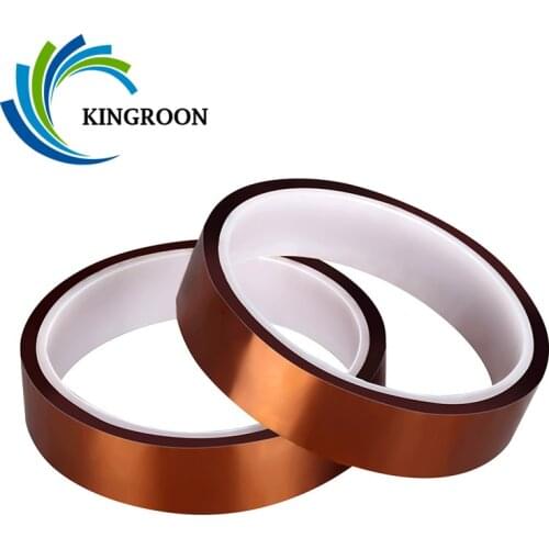 20mm x 33m High Temperature Resistant Tape Heat Dedicated Adhesive 3D Printer Parts Heat-Resistant Part Polyimide Accessories