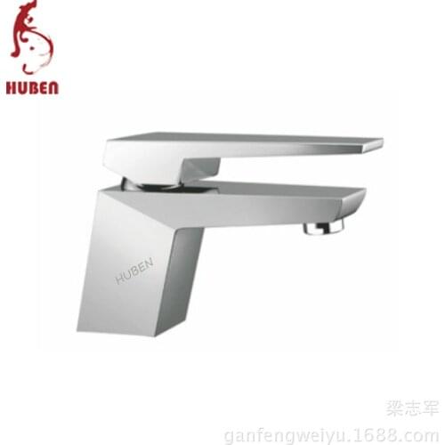 Tiger Ben American craft basin washbasin white paint surface plate full bathroom faucet copper hot and cold lengthen audience po