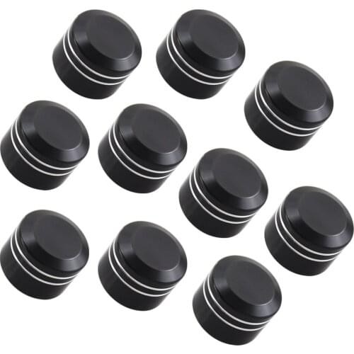 Universal Black CNC Cut Bolt Topper End Tips Bolt Covers Screw Caps Auto Car Truck Motorcycle Scooter Frame Mounting Hardware