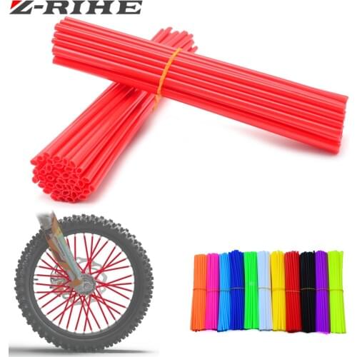 Universal Motorcycle Dirt Bike Enduro Off Road Rim Wheel spoke skins FOR suzuki rmx 250 dr250 Yamaha YZ WR TTR Honda CR CRF