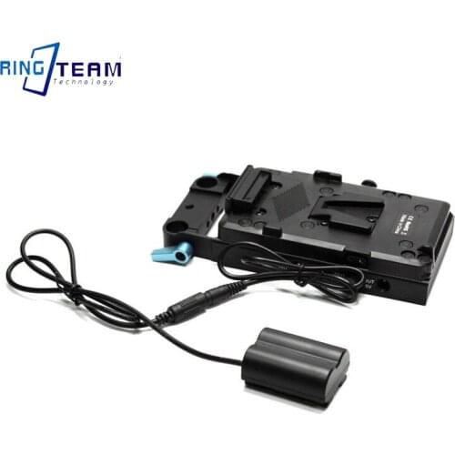 V Mount Plate+DC to W235 Dummy Battery W235 DC Coupler for Fujifim Camera X-T4 XT4