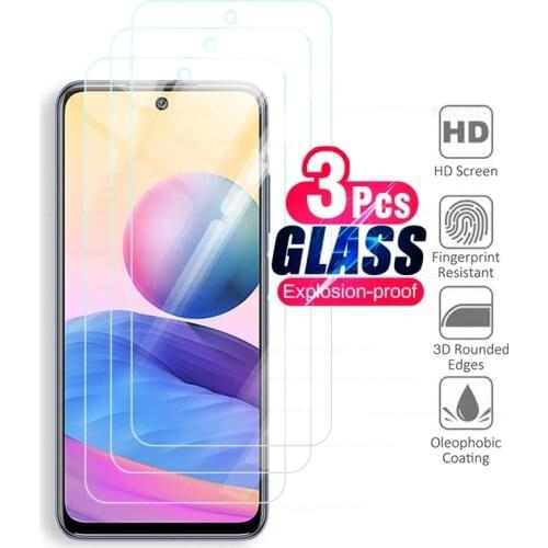 3pcs protective glass for xiaomi pocophon poco poko m3pro little m 3 m3 pro 6.5'' smartphone touch display screen protector film