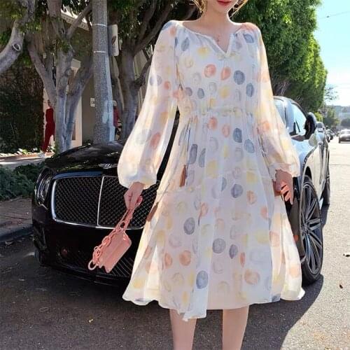 08071# Maternity Clothes Sweety Chiffon 2Pcs Maternity Dress Set Clothes for Pregnant Women Pregnant Women Suit