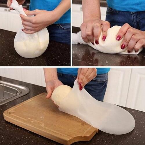 1Set Cooking Pastry Tools Soft Silicone Preservation Kneading Dough Flour-mixing Bag Kitchen Gadget Accessories