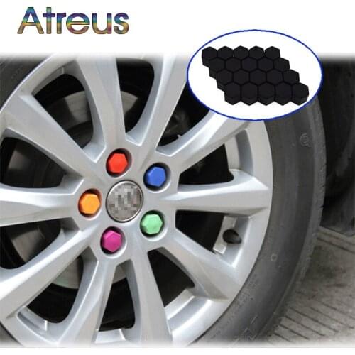 20Pcs Silicone Car Wheel Hub Screw Cover Nut Caps For Audi A4 B6 A3 Mini Cooper Subaru Forester Jeep Honda Civic 2006-2011 2017