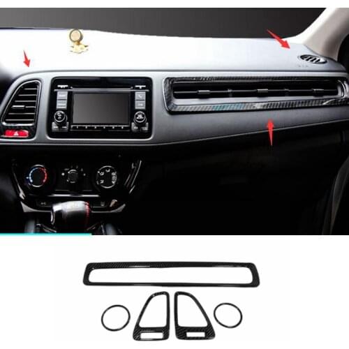 ABS Chrome For Honda HRV HR-V VEZEL 2015 -2020 Car Front Small Air Outlet Decoration Cover Trim Styling Accessories