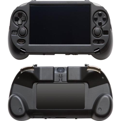 Matte Hand Grip Handle Joypad Stand Case with L2 R2 Trigger Button For PSV1000 PSV 1000 PS VITA 1000 Game Console