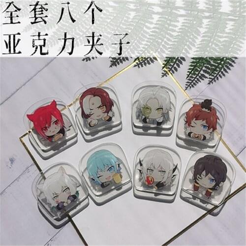 Final Fantasy XIV FF14 Emmerich Estinien Greystone G'raha Tia Acrylic Folder File Clip Toy Acc Cute Fashion Gift