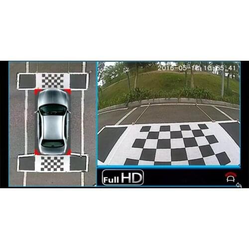 4.4*1.2M/1.6*1.2M 3D Car Camera Correction Calibration Cloth for 360 Degree Surround Bird View Panoramic DVR System