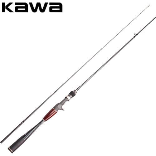KAWA Fishing Carbon Fiber Rod Two Sections Fast Rod Fuji Seat and Ring Lure Casting And Spinning Rod High Quality Free Shipping