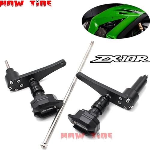 Kawasaki Ninja ZX10R ZX-10R 2006 2007 Frame Slider Crash Protector CNC Aluminum Motorcycle Parts