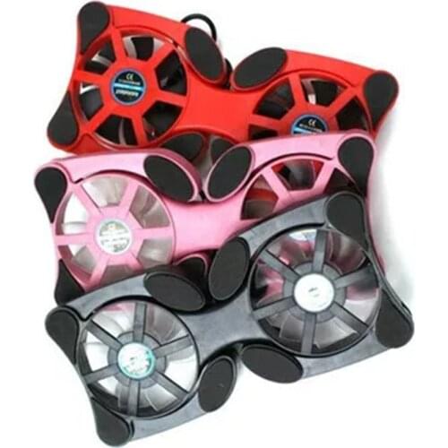 Octopus Notebook Cooler Foldable Cooling Fan USB Quiet Radiator With 2 Fans for 7 to 14 Inch Laptop Universal Portable
