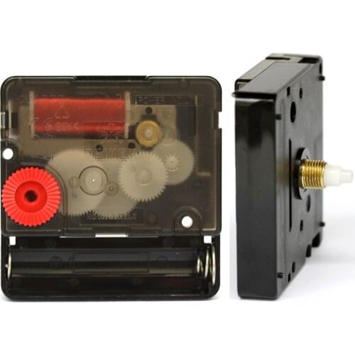 Power KS302F Quartz Movement Sweep Screw in type Clock Accessory 6mm screw axis With Clock Hands Red Gear DIY Clock Kits