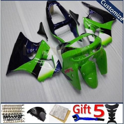 Motorcycle plastic cover For ZX-6R 1998 1999 ZX 6R 98 99 ZX6R bodywork kit motorcycle fairing green