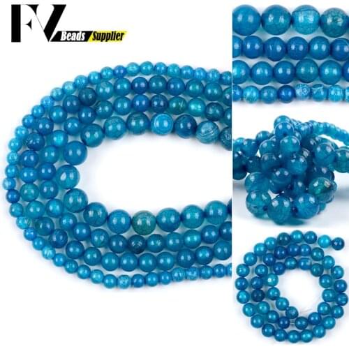 Natural Stone Blue Dragon Veins Agates Beads For Jewelry Making Diy Bracelet Necklace Round Loose Spacer Beads 6/8/10mm 15