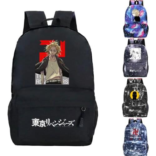 New! Tokyo Revengers School Backpacks Boys Girls School Bags Students Book Rucksack Men Fashion Travel Bag Teens Daily Backpack