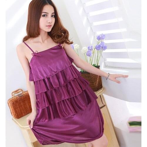 2019 New Arrival Fashion Sexy Women Nightgown,Hot Sale For ladies for summer,autumn Sleepwears freeshipping
