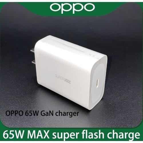OPPOreno5 pro 65w charger gallium nitride findx2pro reno4 pro se ace2 flash charging