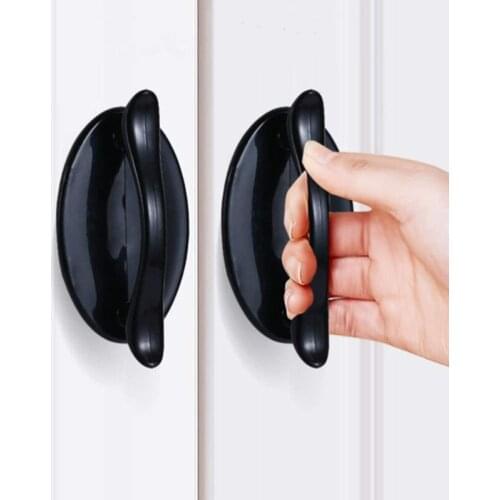Simple Small Handle Punch-Free Self-Adhesive Cabinet Wardrobe Door Drawer Handles Glass Door Handle Paste Handles
