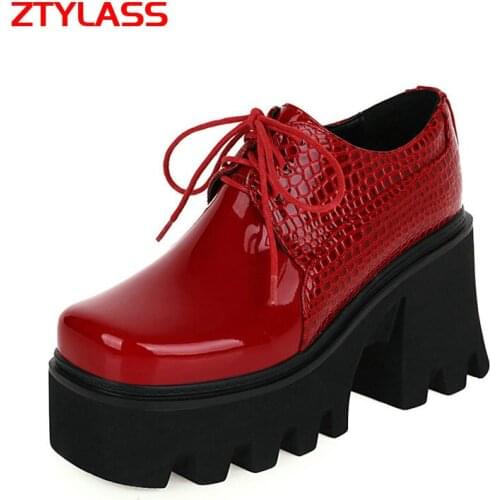 Black Sliver Red Womens Shoes Fashion Cross Tied High Heel Women Pumps Square Toe Platform Shoes Summer Thick Heel Dress Shoes