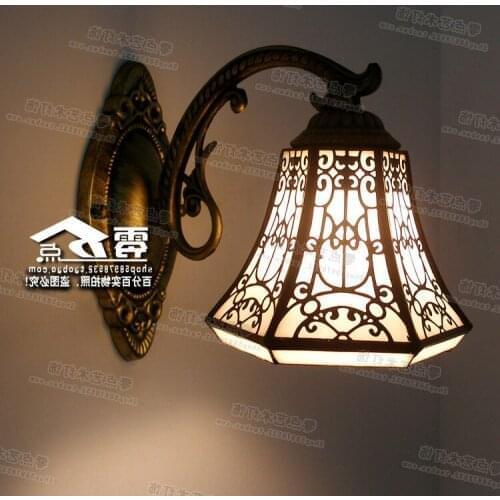 Japan bathroom light industrial decor iron dining room bedroom corridor luminaria de parede