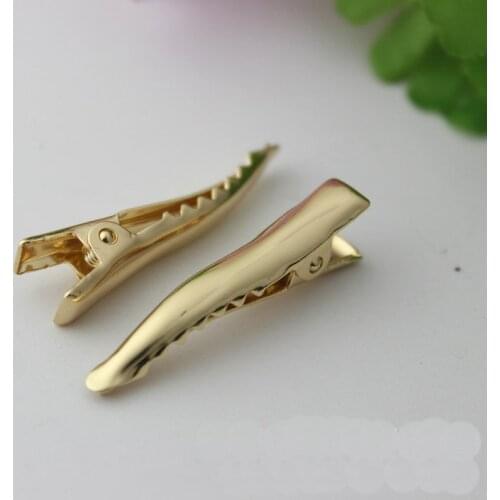3.5MM,60MM duckbill clip, environmentally friendly hanging gold-plated hairpin, DIY jewelry, hairpin accessories