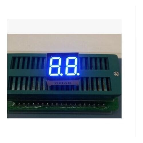 0.36inch 2digits blue 8 segment led display 3261AB/3261BB 10pcs
