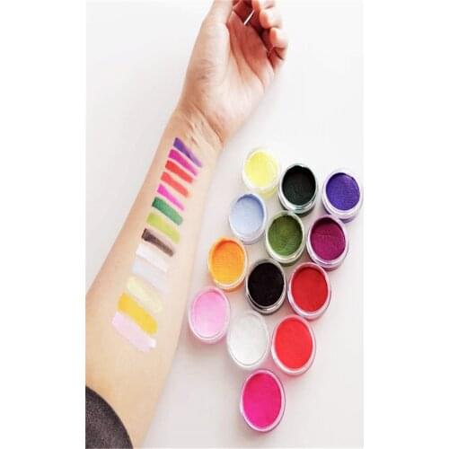 10g UV Body Art Face Paint for Sprots Events Fluorsecen Light Family Gatherings Festival Dressing Articles