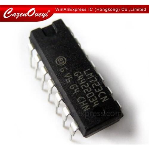 10pcs/lot LM723CN LM723 DIP-14 In Stock