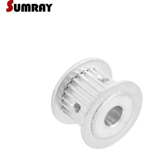 3M 19T Timing Pulley 4/5/6/6.35/7/8mm Inner Bore Motor Pulley 11mm Belt Width Aluminium Pulley Wheel For CNC Machine